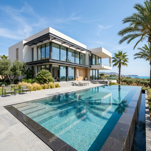 Villa moderne avec piscine